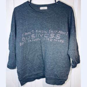 [GORRI] BNWOT Slogan Top